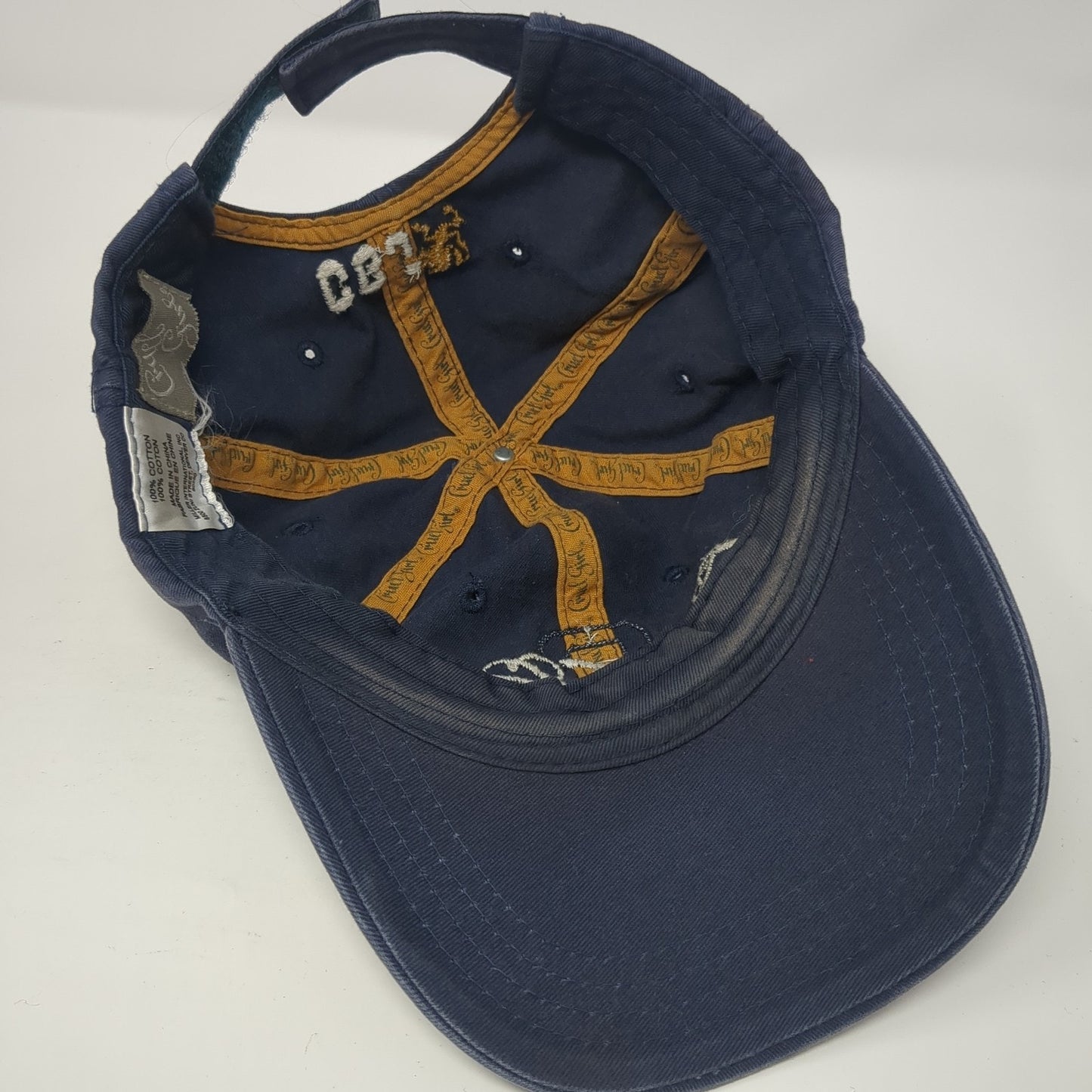 Cruel Girl Athletic Dept. Baseball Cap Blue One Size Adjustable Embroidered
