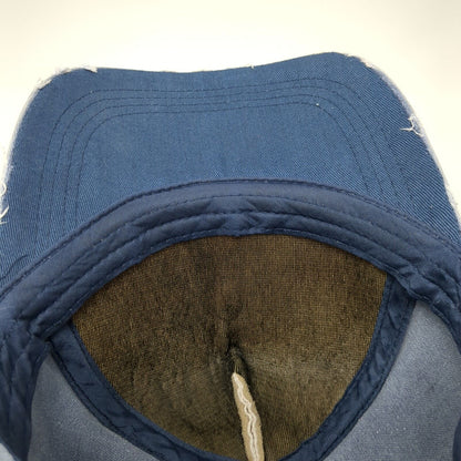 Lacrosse Slideback Hat Blue One Size Adjustable 6 Panel Distressed Cotton