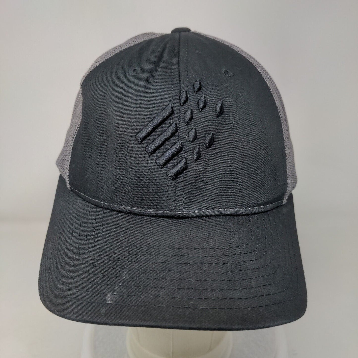 Richardson Snapback Mesh Back Trucker Hat Black M/L Colorblock 6 Panel