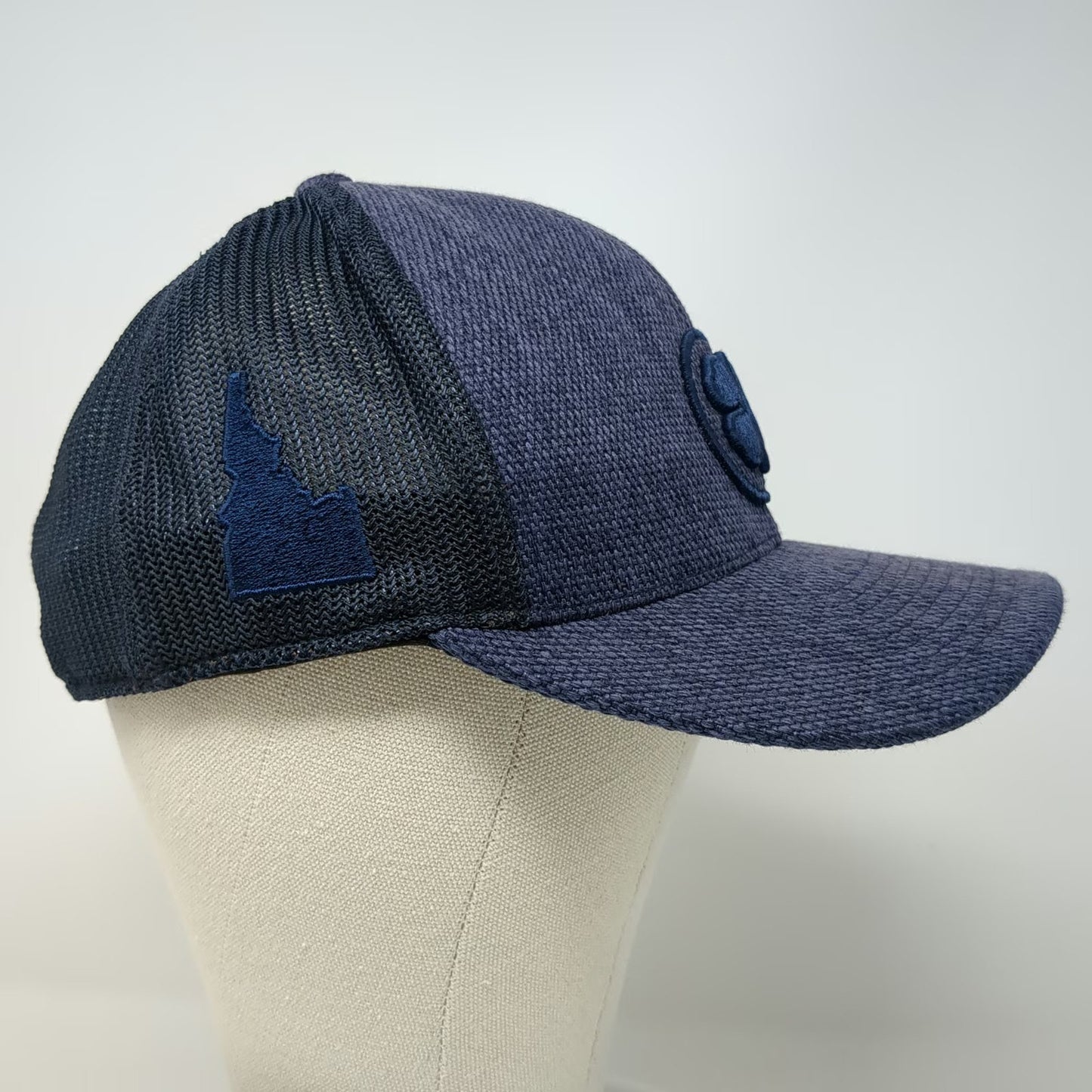Black Clover Baseball Cap Blue One Size Idaho Live Lucky Mesh Snapback Hat Golf