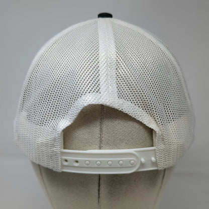 Port Authority Trucker Hat Black One Size Kennametal Logo Mesh Snapback Stitch