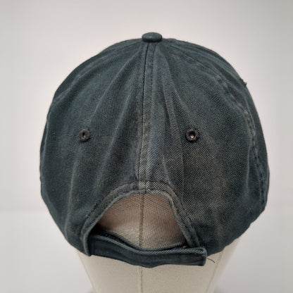 HENRI Strapback Hat Green One Size Adjustable Embroidered 6 Panel Falcon