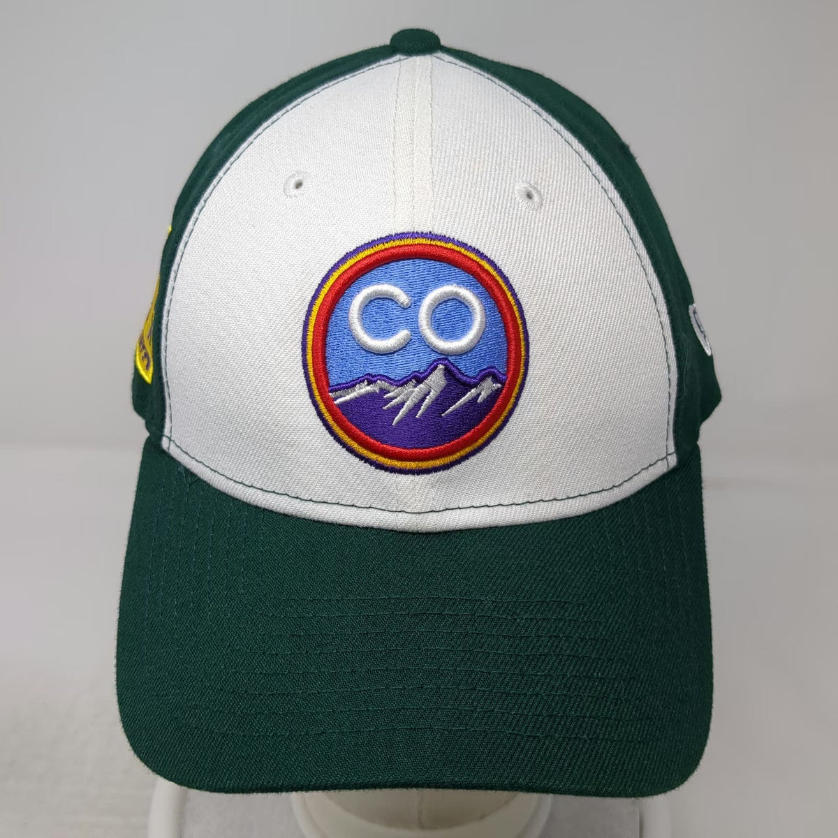 New Era Colorado Rockies MLB Snapback Green OSFM 9FORTY CO Patch Rox Hat 5280
