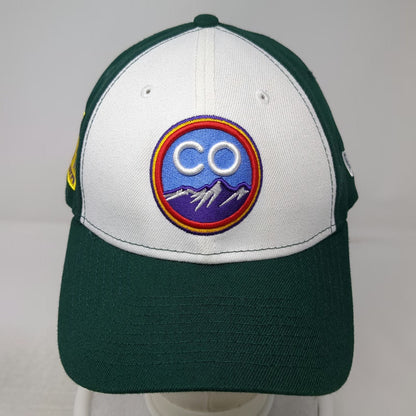 New Era Colorado Rockies MLB Snapback Green OSFM 9FORTY CO Patch Rox Hat 5280