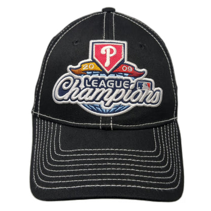 Philadelphia Phillies MLB New Era Baseball Cap Black OSFM 2009 League Champions