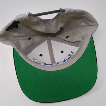Idaho Glove & Safety Snapback Hat Gray One Size Colorblock Sport-Tek