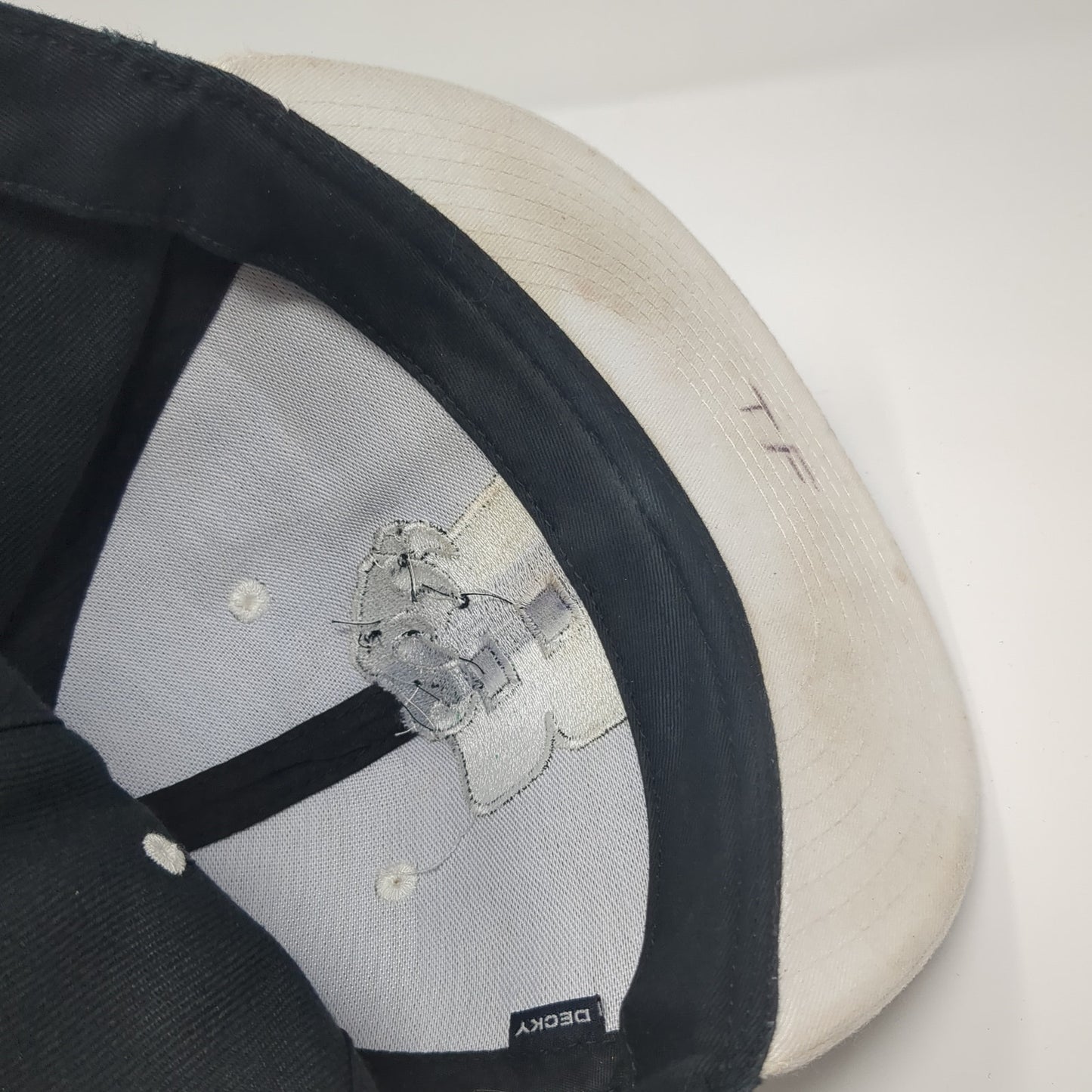 Claw Snapback Hat Black One Size Adjustable Embroidered Logo Colorblock