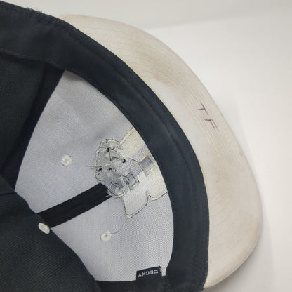 Claw Snapback Hat Black One Size Adjustable Embroidered Logo Colorblock