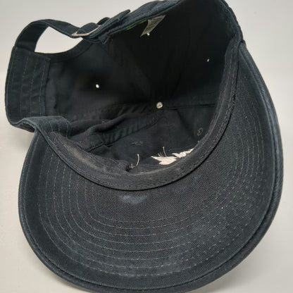 Nike Baseball Cap Black One Size W/H Lightning Bolt Logo Heritage Slideback Hat