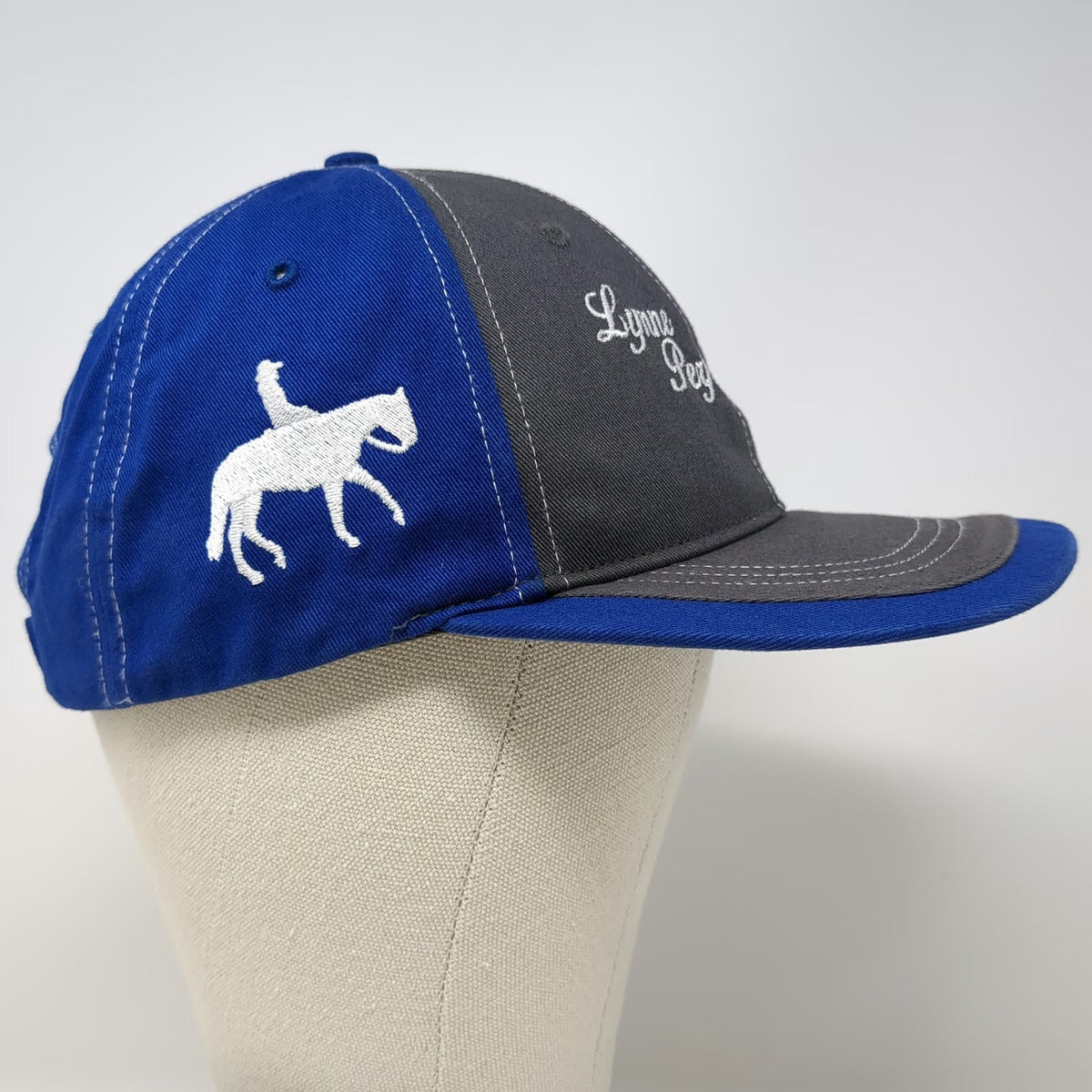 Richardson 275 Baseball Cap Blue Gray One Size Lynne Performance Horses Hat