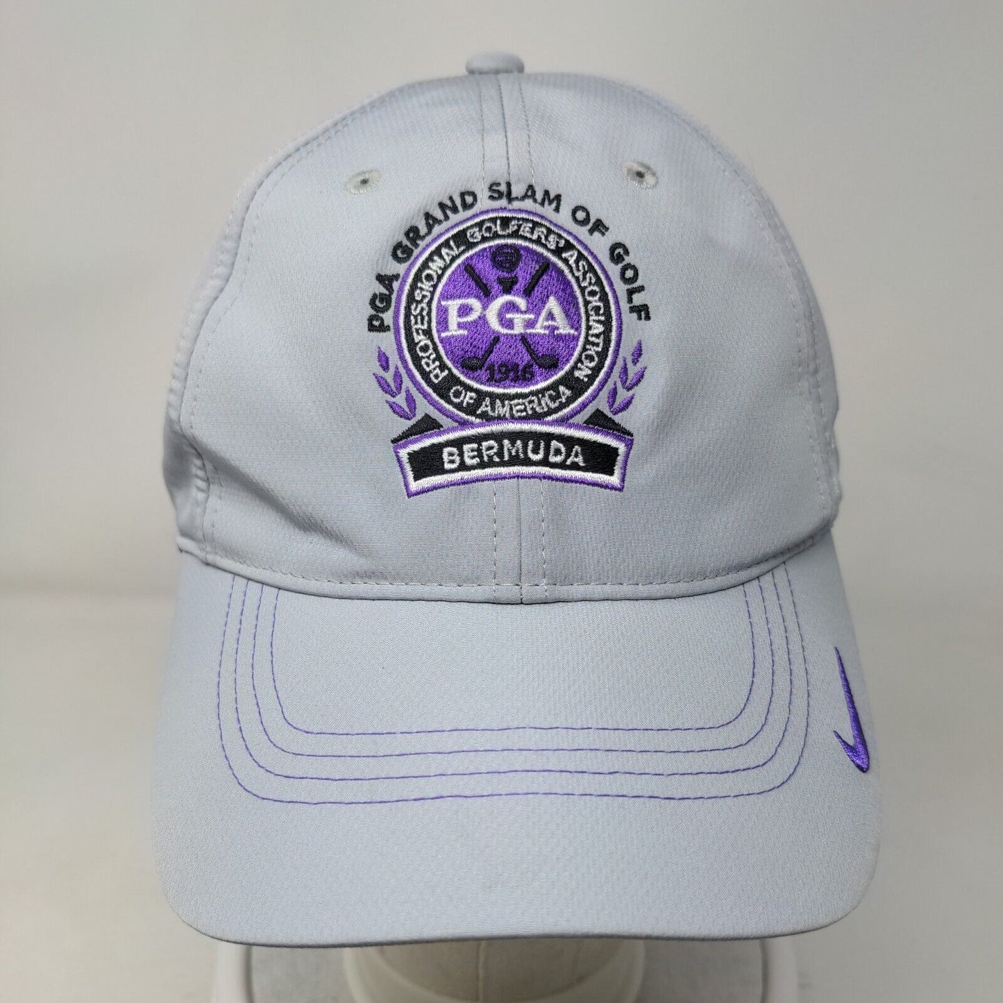 PGA Grand Slam of Golf Bermuda Snapback Hat Gray OSFM Embroidered Nike Golf