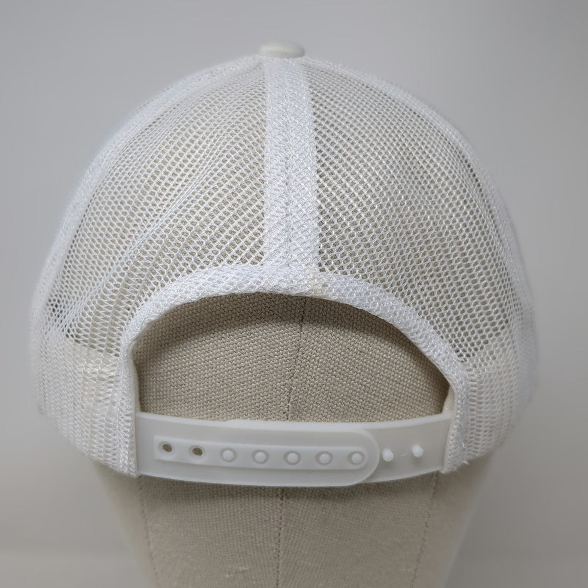 KBETHOS Trucker Hat White One Size Snapback Mesh Sand Jamm Wildwood NJ Graphic