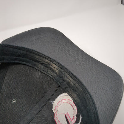 Grizzly Motorsports Snapback Mesh Back Trucker Hat Gray One Size 6 Panel