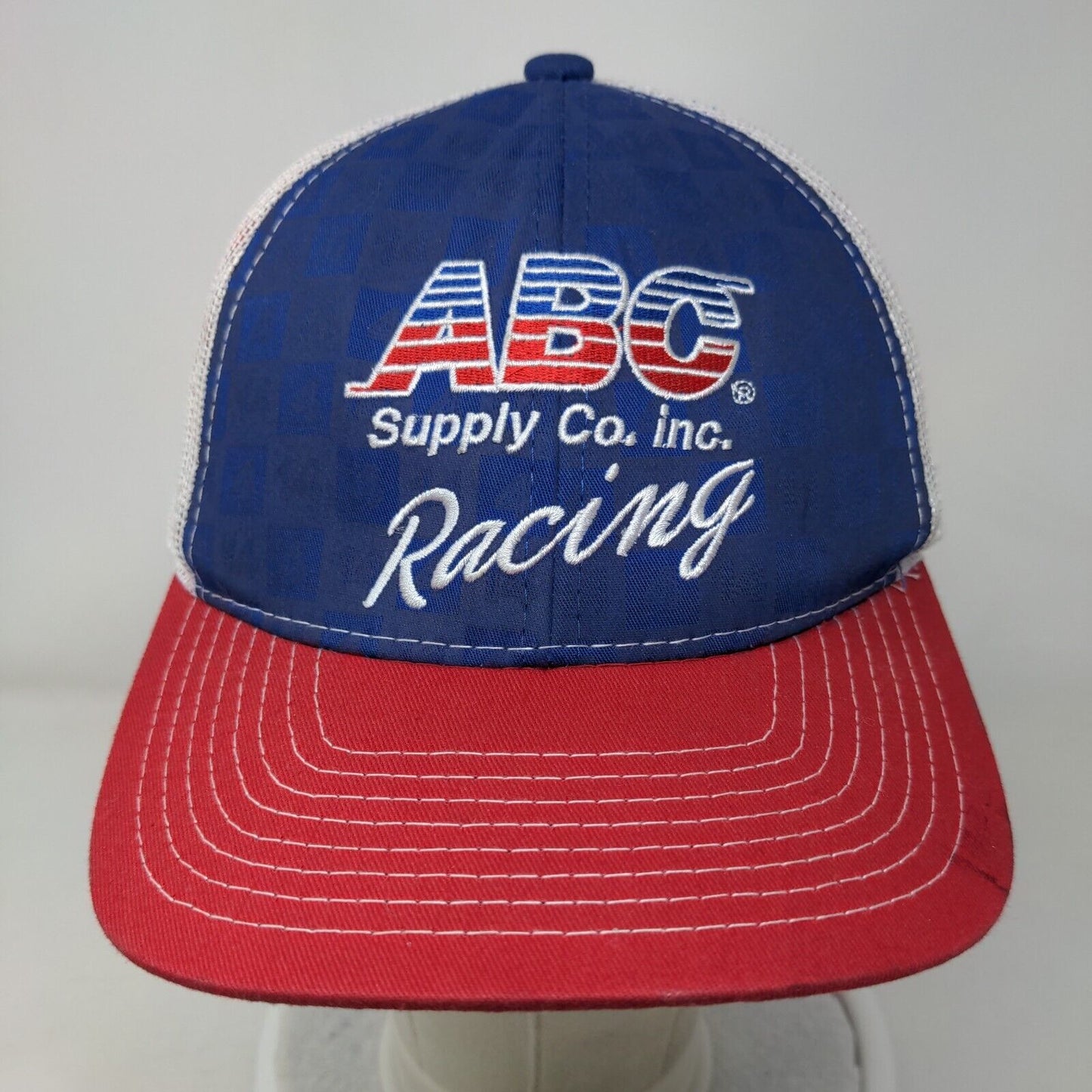 ABC Supply Co. Inc Racing AJ Foyt Strapback Trucker Hat Multicolor OS Mesh Back