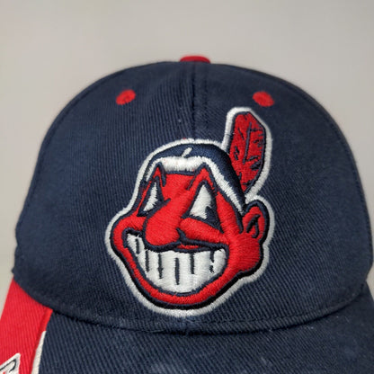 Fan Favorite Men's Strapback Hat Blue Red OSFA Embroidered Cleveland Indians