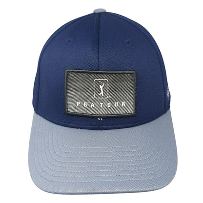 PGA Tour Slideback Baseball Cap Blue One Size Adjustable Embroidered 6 Panel
