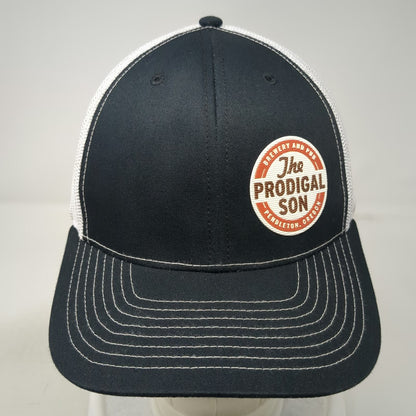 Richardson Trucker Hat Black One Size Prodigal Son Brewery Pendleton Mesh
