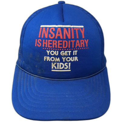 Segal International Trucker Hat Blue Snapback Mesh Rope Insanity Kids Vintage