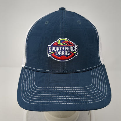 Sports Force Parks Strapback Hat Blue One Size Cap America Golf 6 Panel