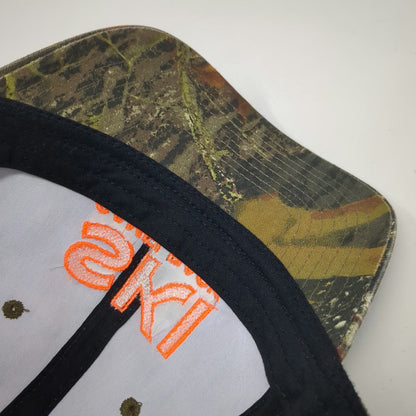 HitWear Baseball Cap Green One Size Orange Camo Ski Camelback Mesh Strapback Hat