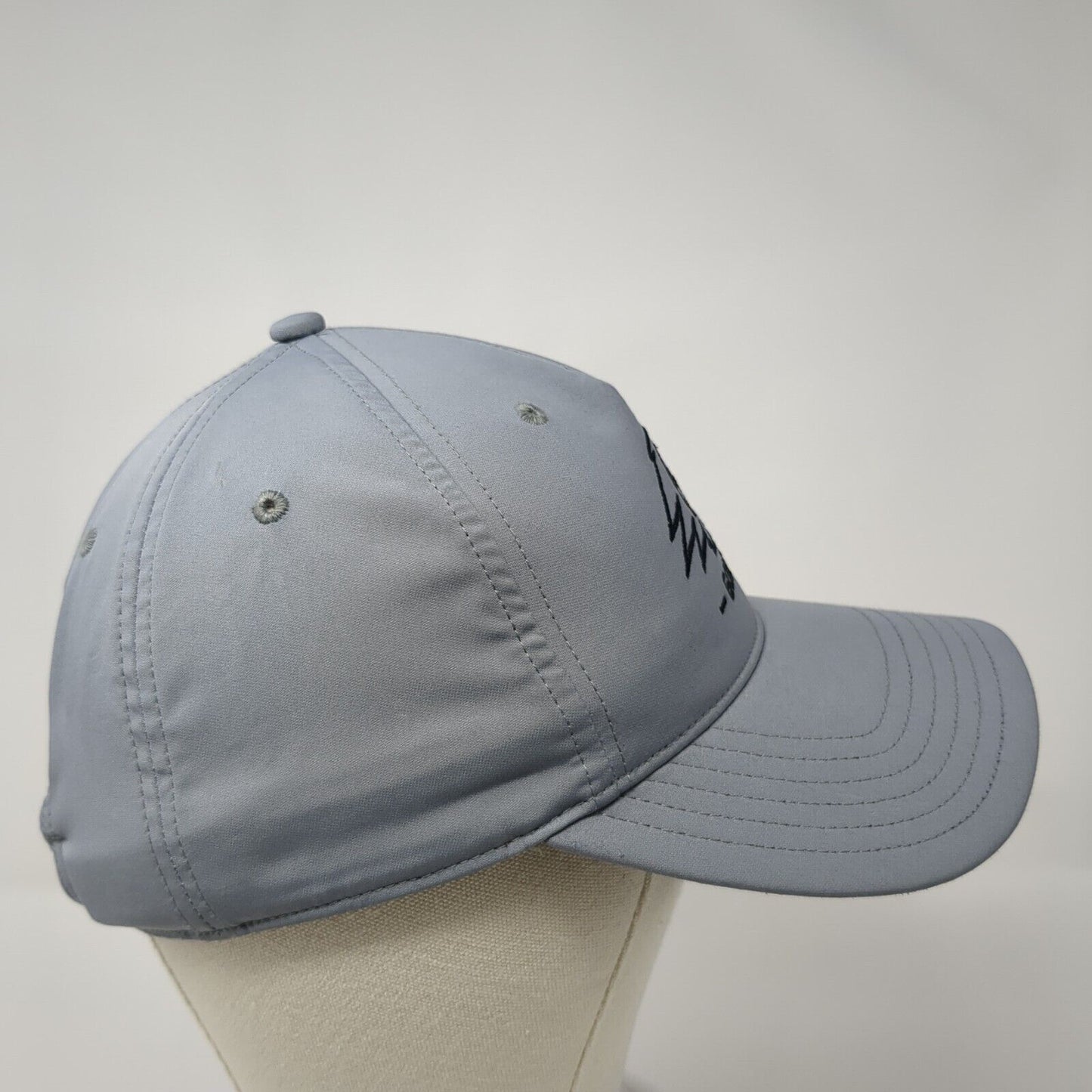 Puma Slideback Hat Dry Cell Gray OSFA Embroidered Buffalo Golf Logo