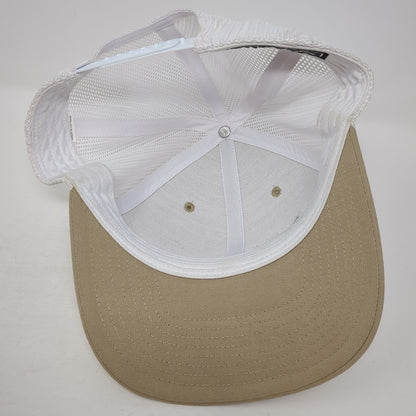 208 Properties Snapback Trucker Hat Brown OS Adjustable Mesh Back Richardson