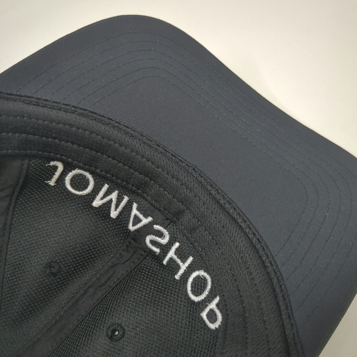 Jomashop Snapback Black Hat OSFM Never Pay Retail Polyester Spandex Structured