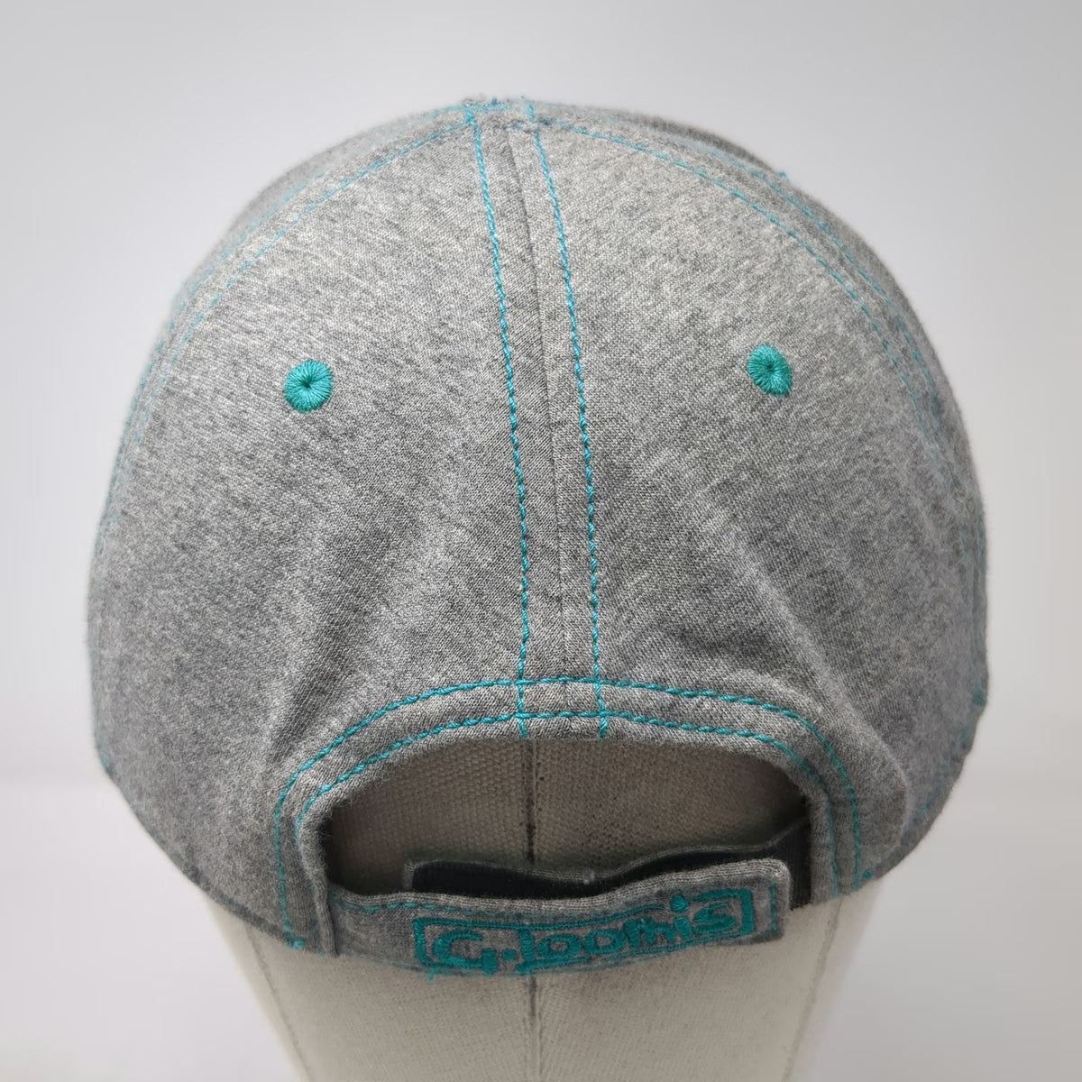 G. Loomis Baseball Cap Gray One Size Fish Skeleton Embroidery Hat