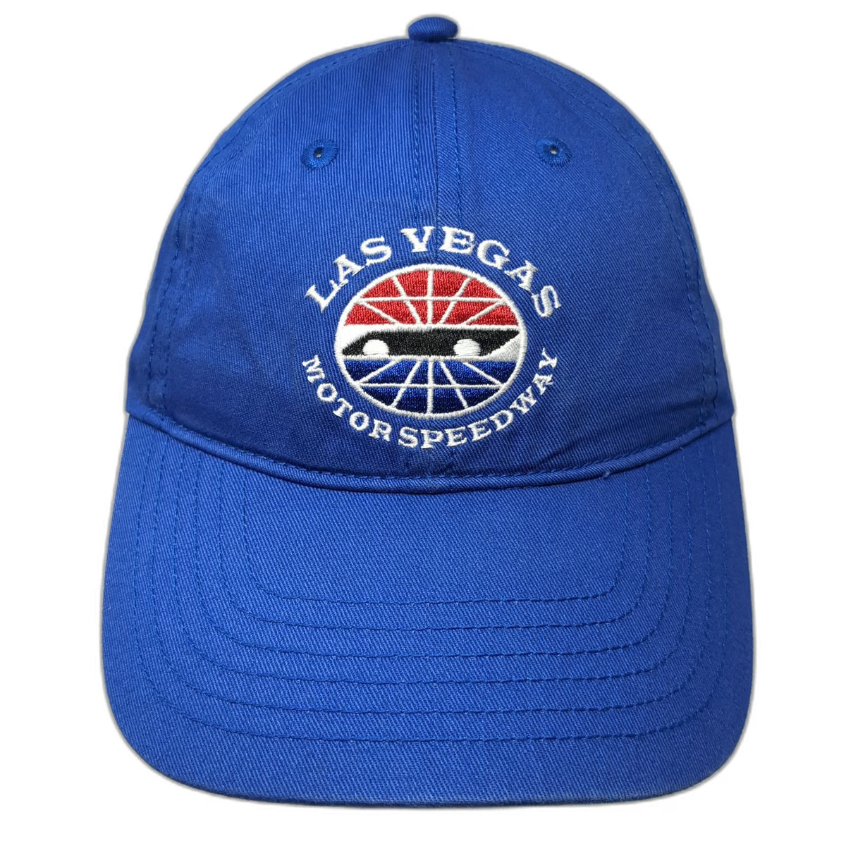 Las Vegas Motor Speedway Blue One Size Baseball Cap Hat Strapback Cotton Racing