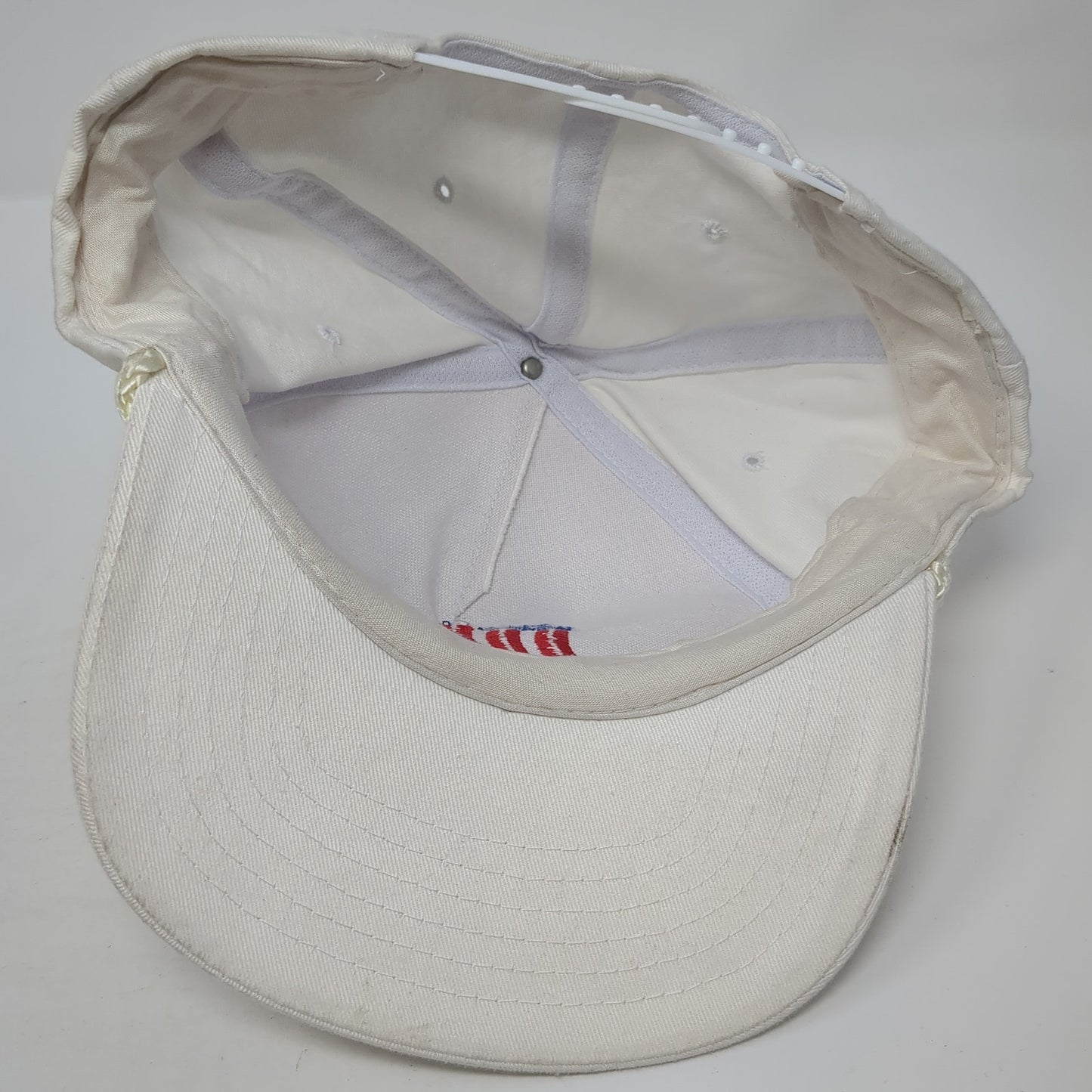 Members America Credit Union Snapback Rope Hat White One Size Outdoor
