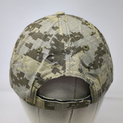 Scotts Baseball Cap Beige One Size Digital Camo Garden Lawn Care Logo Work Hat