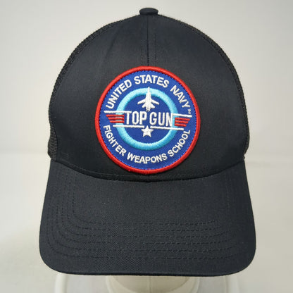 Armycrew Top Gun Trucker Hat Black One Size US Navy Fighter Weapons School Logo