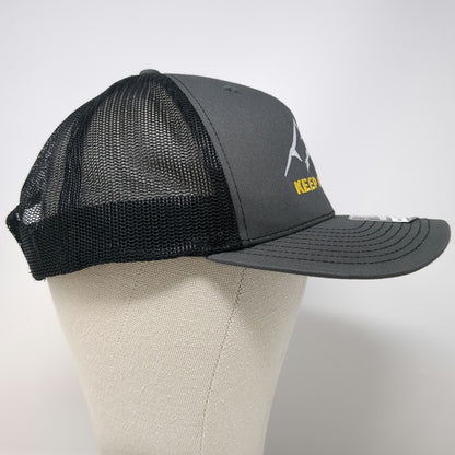 Richardson Trucker Hat Gray One Size Keep It Cool Mountain Snapback Mesh 112