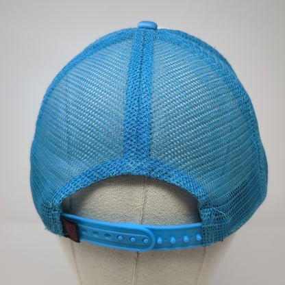 Thinking Cap Snapback Trucker Hat Blue One Size Mesh Back Stranger Things