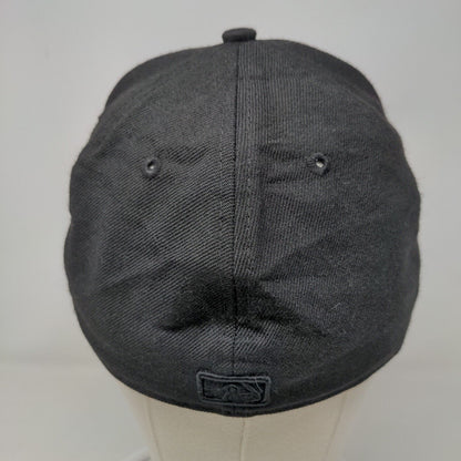 New Era Men's Fitted Hat Black 7 1/4 New York Yankees 59Fifty Embroidered Logo