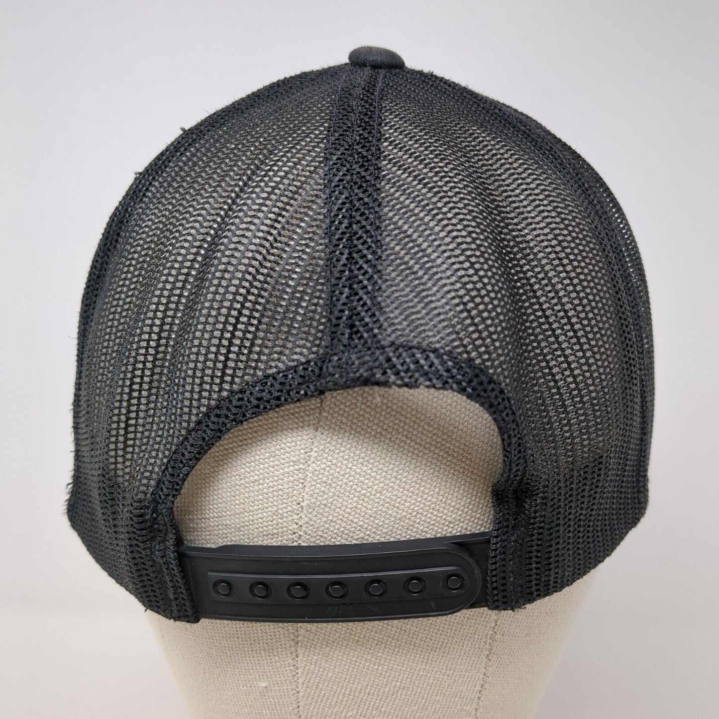 Lions Not Sheep Snapback Trucker Hat Black One Size Adjustable Mesh Back Yupoong