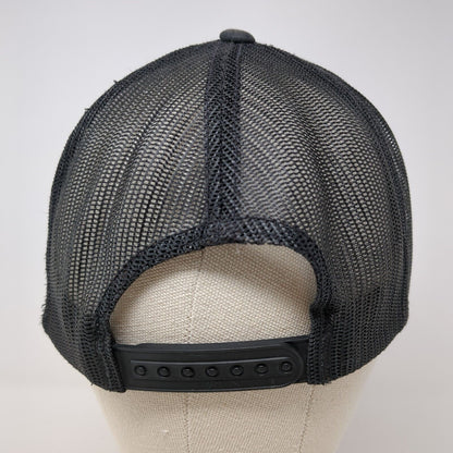 Lions Not Sheep Snapback Trucker Hat Black One Size Adjustable Mesh Back Yupoong