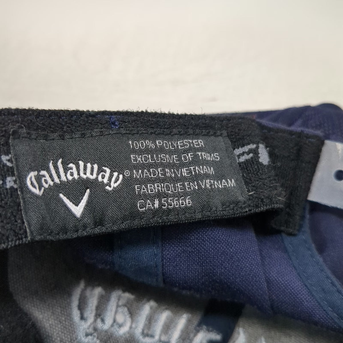 Callaway Snapback Blue Camo One Size Hat Flexfit 110 Chevron Golf Embroidery