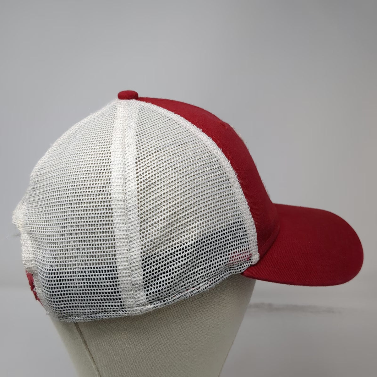 New Era MLB Los Angeles Angels Red Trucker Hat One Size Snapback Mesh 9FORTY