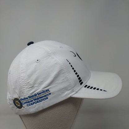 South Carolina The Palmetto State Strapback Golf Hat White One Size Embroidered