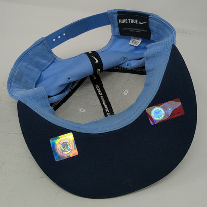 Nike North Carolina Tar Heels NCAA Snapback Blue One Size NC Logo Flat Bill Hat