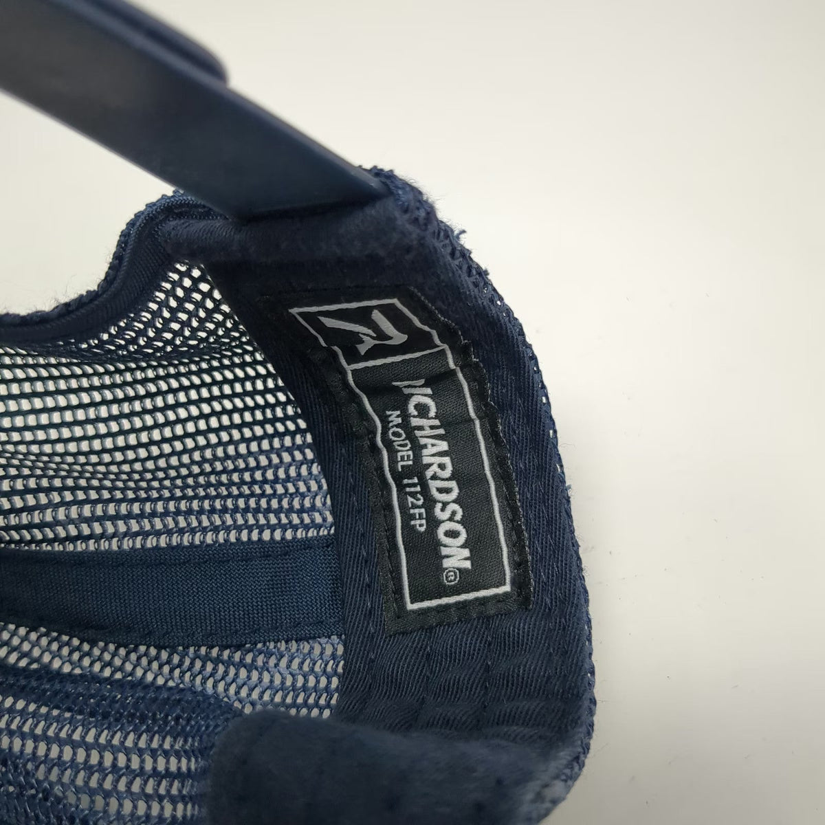 Richardson Trucker Hat Blue One Size ZND Temporary Fence Solutions Mesh Patch