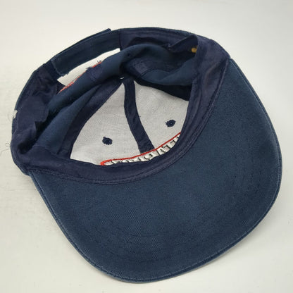Vitarroz Blue Baseball Cap One Size Strapback Embroidered Patch Red White Hat