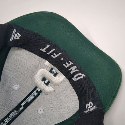Michigan State Spartans NCAA Top of the World Fit Cap Green White One Size Hat