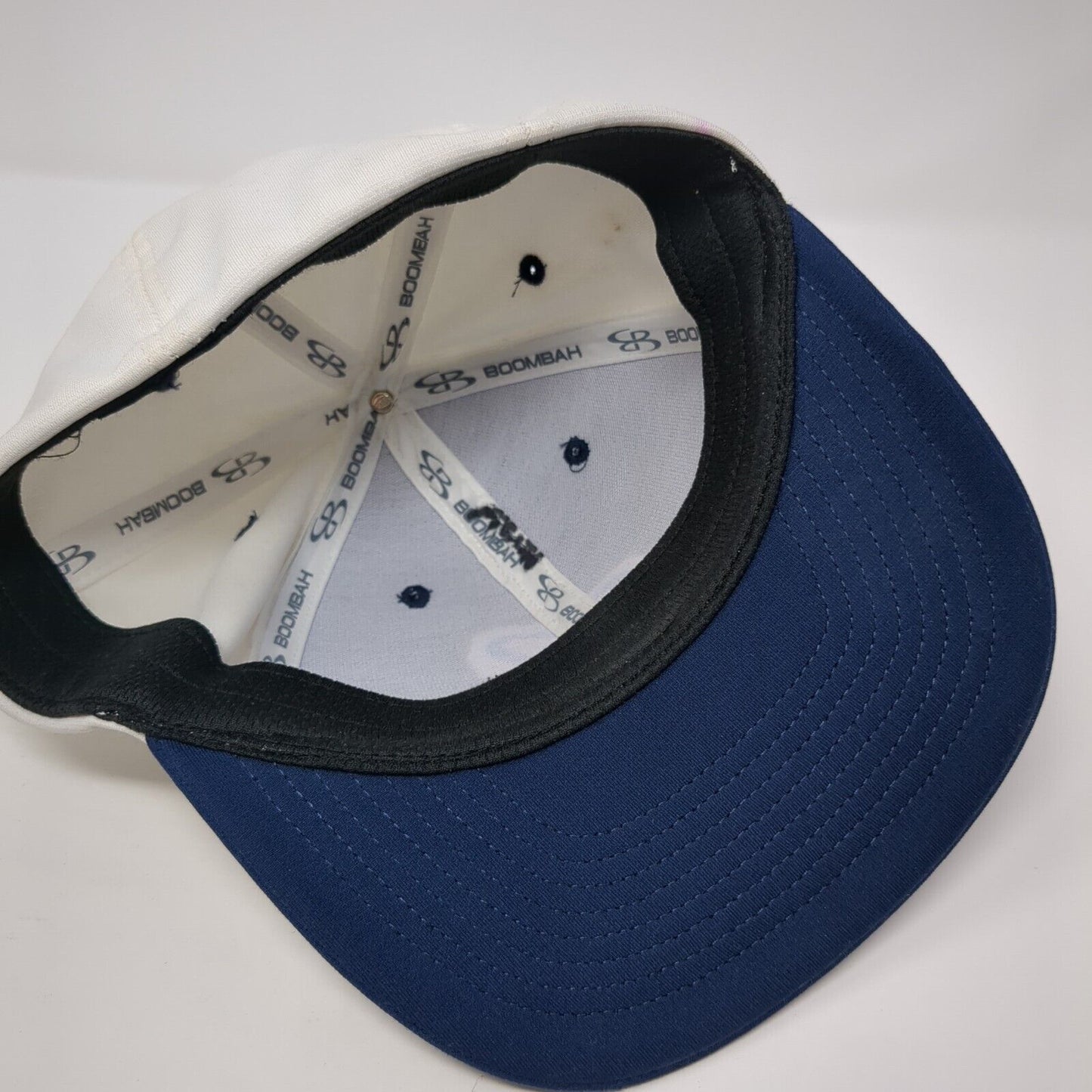 Boombah Fitted Hat Blue S-M Embroidered Colorblock 6 Panel Outdoor