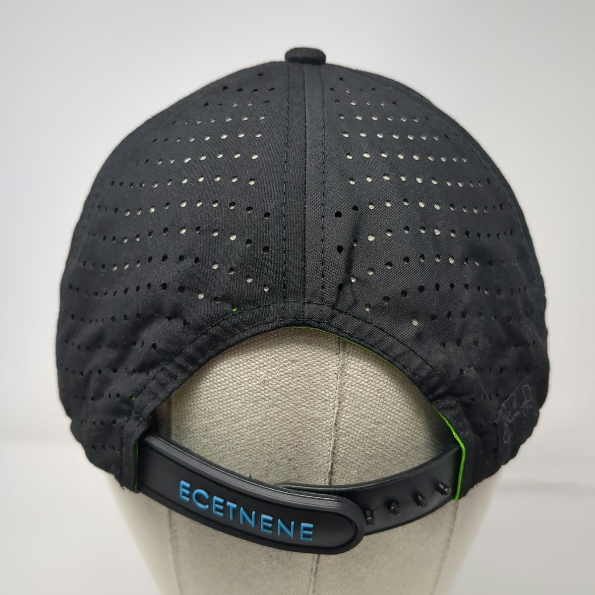 CMG Financial Mortgage Trucker Hat Black OSFM Perforated Snapback Blue Underbrim