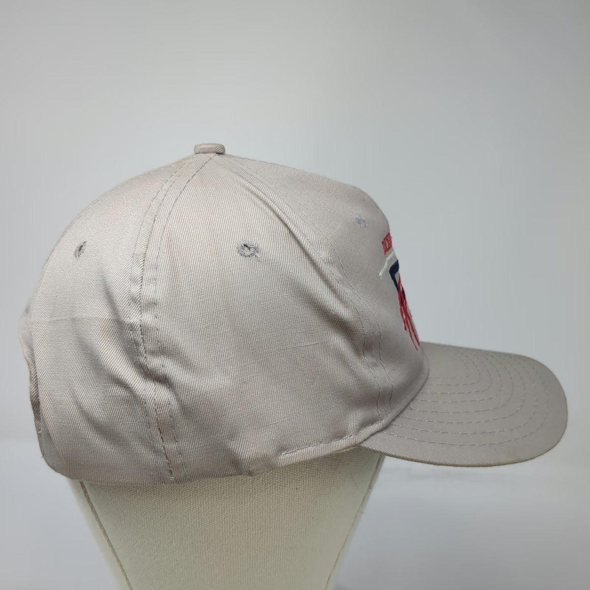 Dixie College Rebels NCAA Tournament Snapback Gray Hat Green Underbrim Vintage
