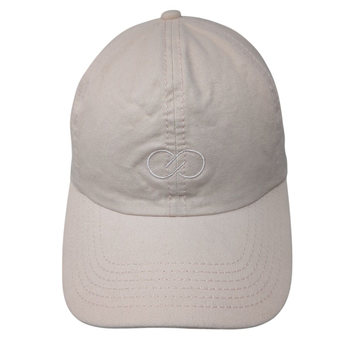Unbranded Slideback Hat Pink One Size Adjustable Embroidered Logo