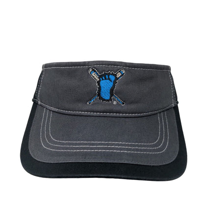 Spearfish Sasquatch Strapback Sun Visor Cap Gray One Size Adjustable Richardson
