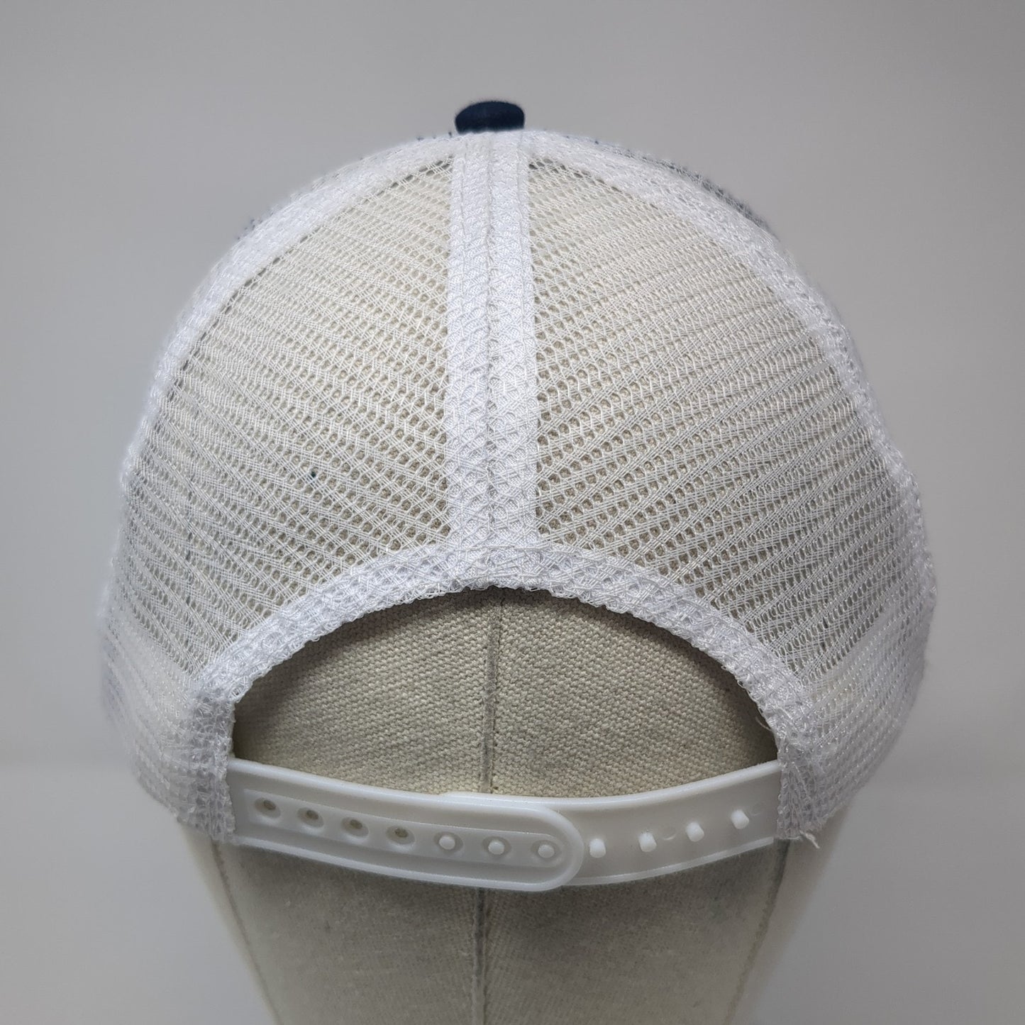 My Hockey Tournaments Champions Trucker Hat Blue One Size Adjustable Mesh Back